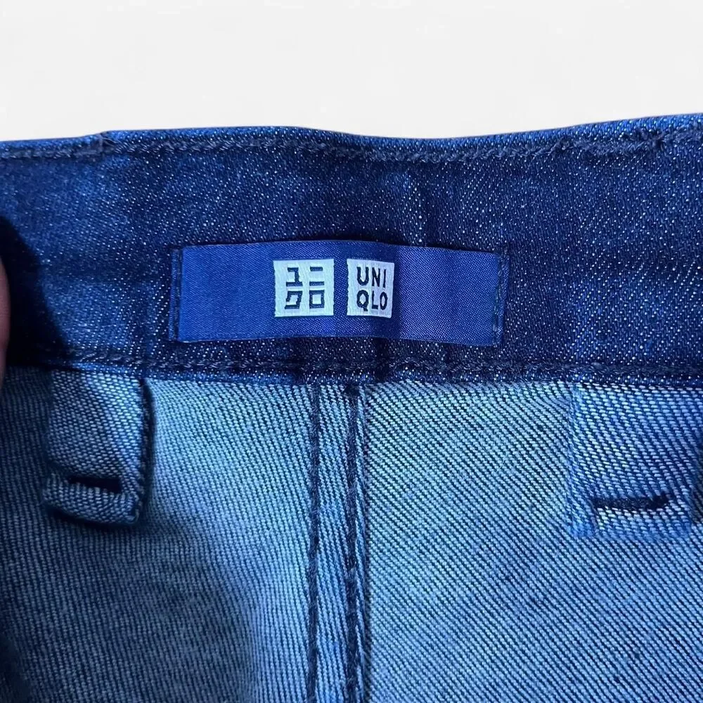Uniqlo Men's Blue and Navy Jeans